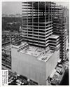 (NEW YORK COLISEUM CONSTRUCTION) Contemporary binder containg approximately 72 photographs documenting the construction of the New York